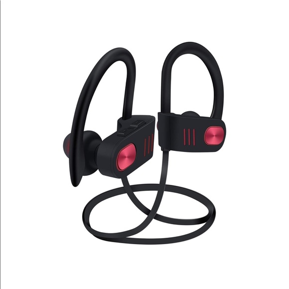 HOOTEK V5.0 IPX7 Bluetooth Earphones Waterproof Wireless Sports Bass HD Stereo - Picture 1 of 5